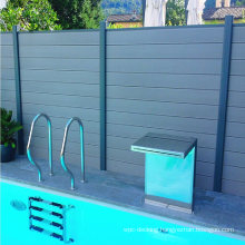 Popular Garden Fence Trellis Panel Composite Post Waterproof WPC Fence